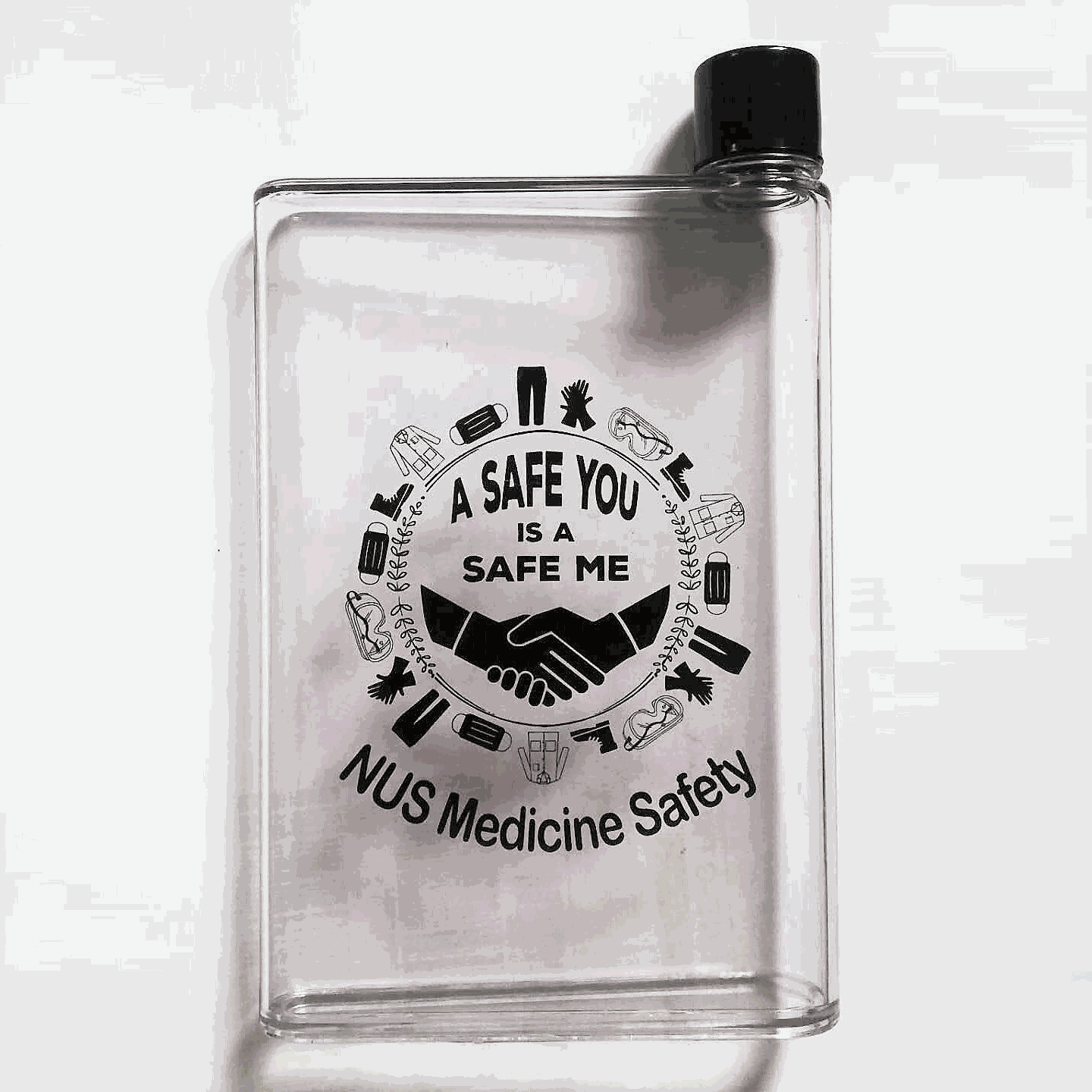 Memo Notebook Water Bottle for event summer giveaway customised logo print singapore