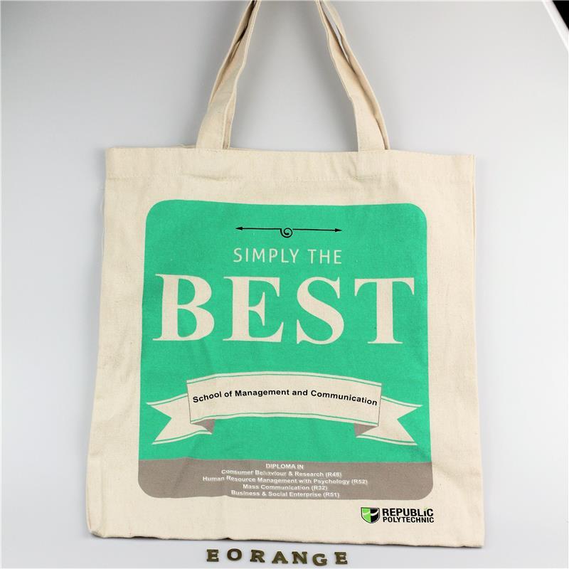 Classic Canvas Tote Bag customised logo print singapore corporate gift event