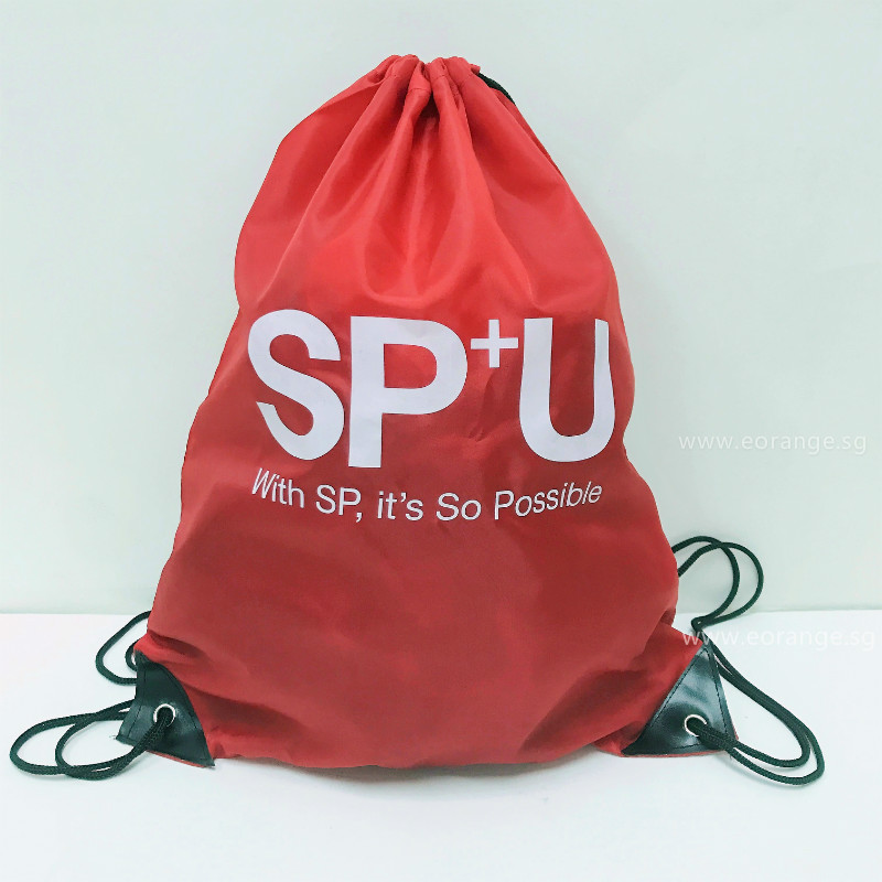 Open House Customize Drawstring Backpacks Get Customized logo print goodies bags Starts from 100pcs for Running race, company event, career fair, trade show, exhibition and conference.