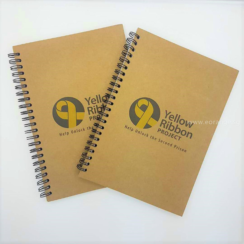 Classic Eco-Friendly Notebook logo print customised customized A5 wire-o Notebook printing full color colour corporate gift promotional singapore giveaway door wholesale singapore supplier