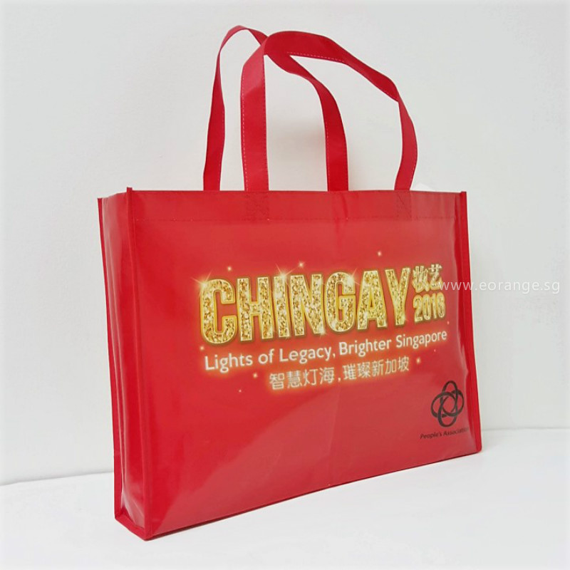 goodies bags Non-Woven Bag customise size printing logo color promotional gift singapore giveaway corporate Running race, company event, career fair, trade show, exhibition and conference.