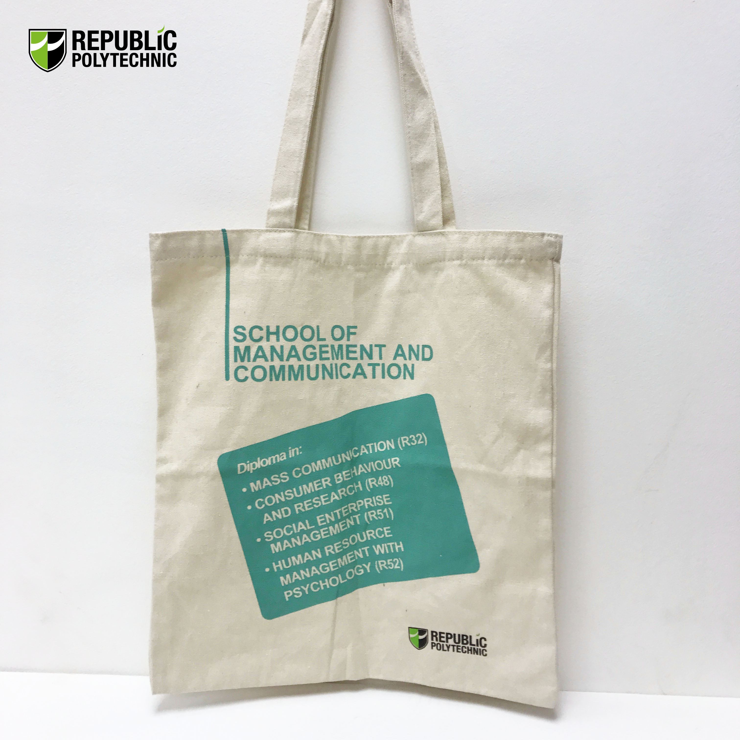 Classic Canvas Tote Bag customised logo print