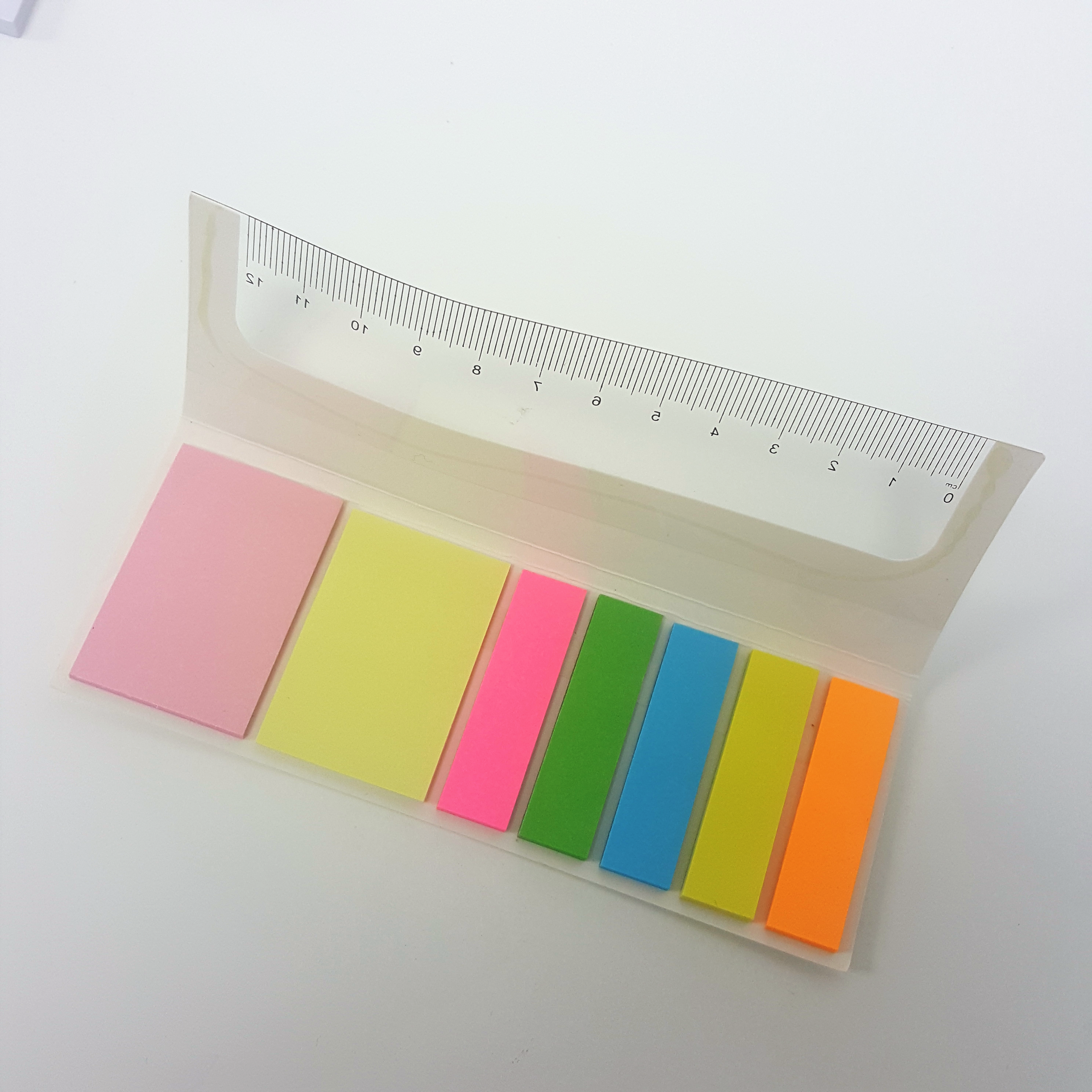 Sticky Notepads with Ruler