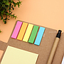 Eco-Friendly Desk Essentials Notebooks with Sticky Memo-pad and Pen