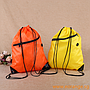 Drawstring Backpacks with Pocket and Earphone Slot